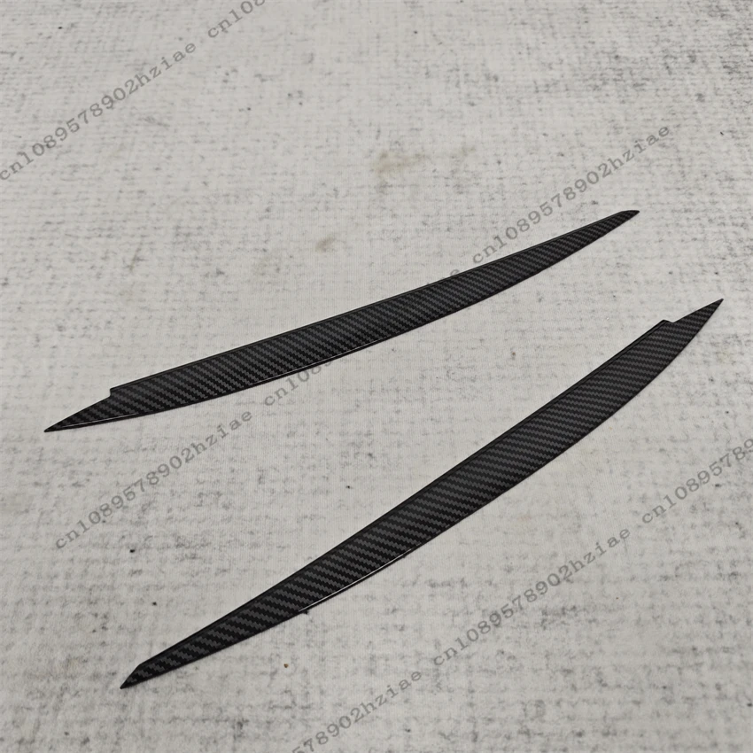 2pcs Car Headlight Eyebrow Eyelid Cover Trim ABS For VW Golf MK7 GTI R GTE GTD 2013-2017 Easy to install Firm and not fall off