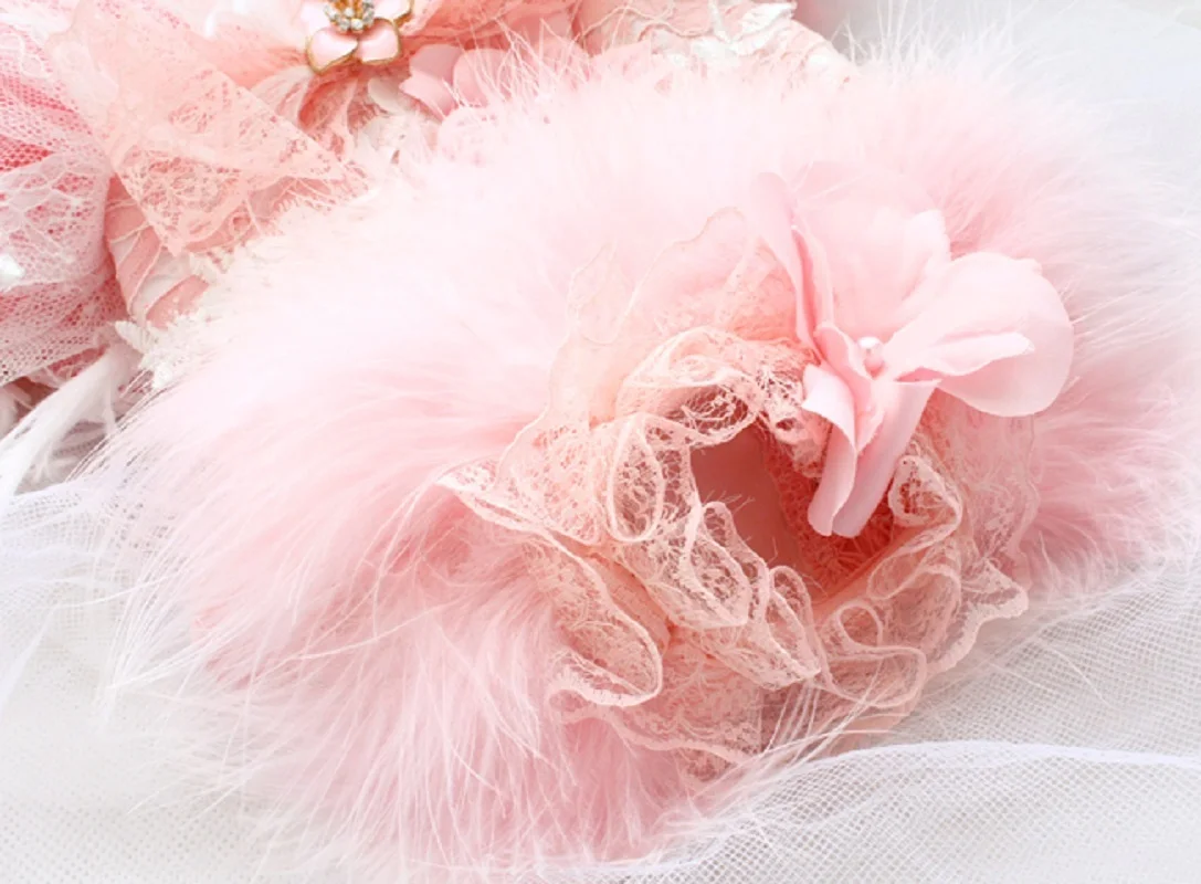 Imagem -03 - Roupa do Cão Artesanal Rosa Cisne Suprimentos para Animais de Estimação Princesa Vestido de Luxo Pluma Rendas Saia Lindo Tutu um Pedaço Poodle Yorkie