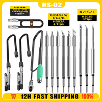 FNIRSI HS-02/HS-02A DWS-200 Welding Station Accessories F210/F245 Handle Robot Arm Iron Tip Assembly Welding Tool Kit