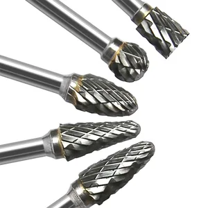 3mm shank tasarım) kesici taşlama için karbür, tungsten karbür döner aracı çapak çift elmas kesim döner dremel metal, ahşap, taşlama elektrikli 8 en çok satılan, freze bıçağı, 3mm ahşap - №4