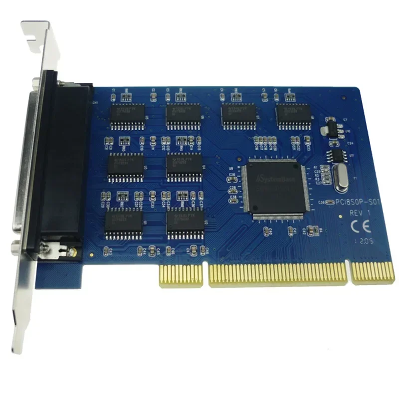 8 Ports PCI RS232 COM DB9 Printer Expansion Card Multi Serial Controller Win8 win10