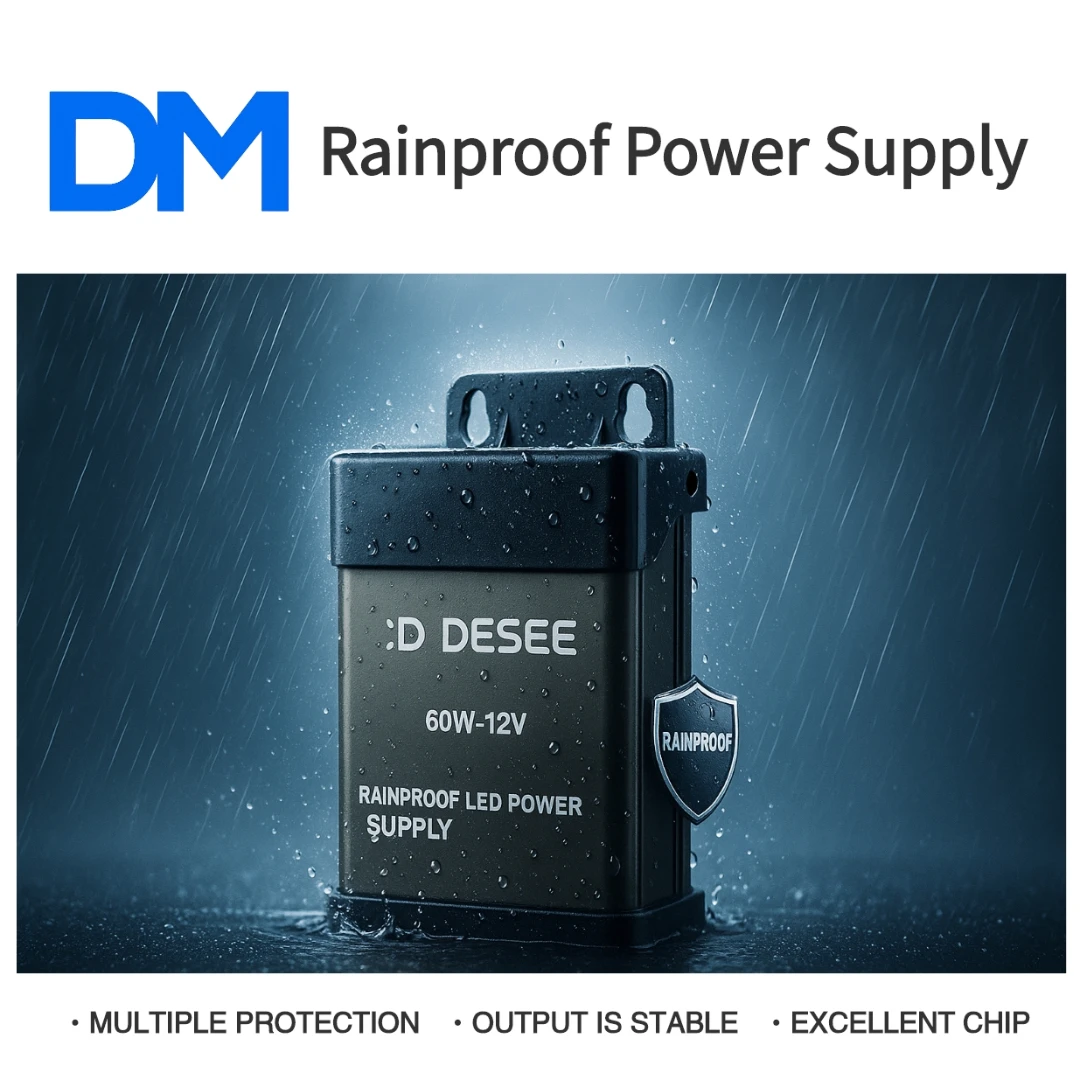 التيار المتناوب 180-265 فولت إلى تيار مستمر 12/24 فولت 100/200/300/400/500/600/700 واط غير نافذ للمطر تحويل التيار الكهربائي ل مصباح ليد في الهواء الطلق غير نافذ للمطر LED سائق