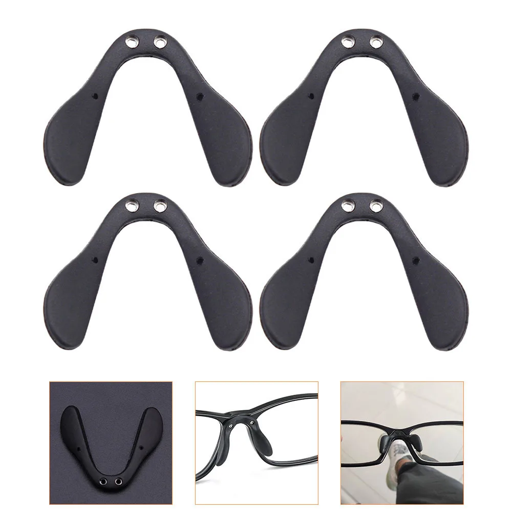 

4Pcs Glasses Nose Pads Comfortable Lightweight Anti-Slip Design Suitable for Sunglasses Eyeglasses Cycling Riding Nose Protector