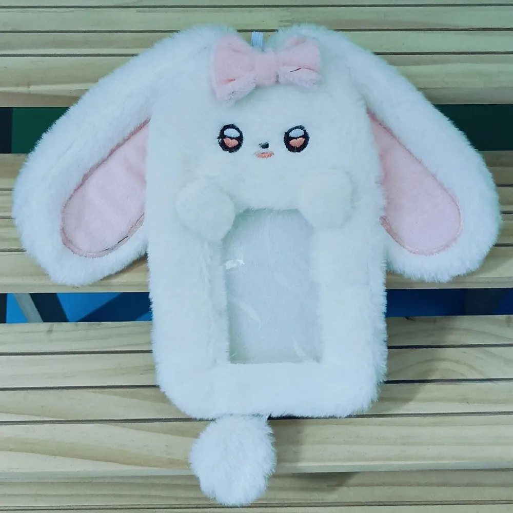 Multifunctional Photocard Case Rabbit/Dog/Cat Photo Card Holder Big Eared Rabbit/Border Collie Cards Sleeve Students