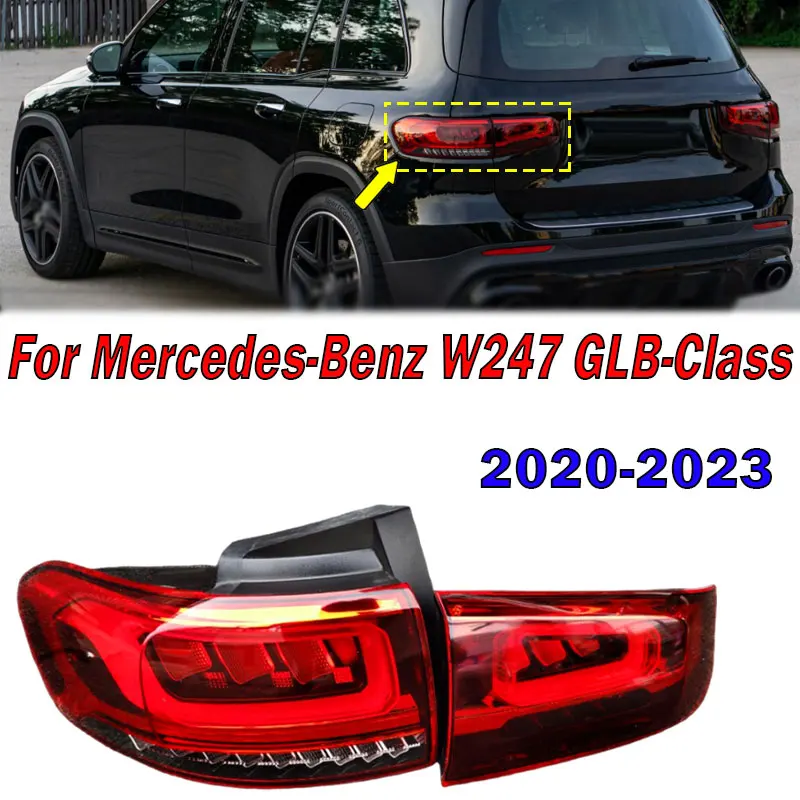 

Car Rear Tail Light Warning Brake Light For Mercedes-Benz W247 GLB-Class GLB180 GLB200 GLB220 2020-2023 Auto Taillight Assembly