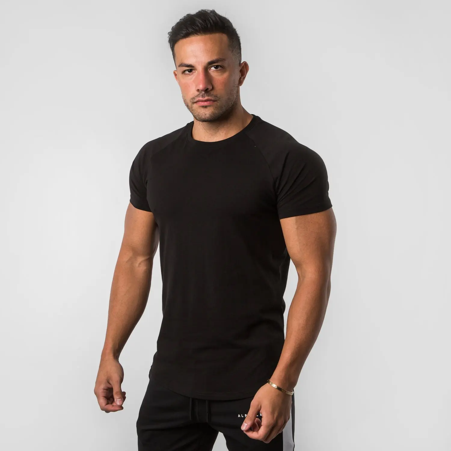 Men Summer Tshirt Muscle Shirt Curved Hemline Short Sleeve Graphic T Shirts Design for Men Casual Workout Streetwear 3XL