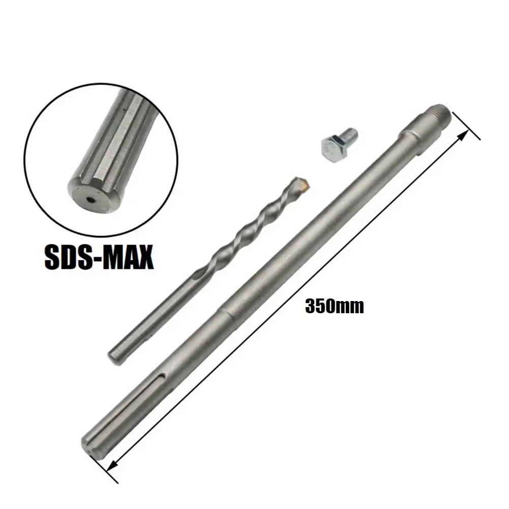 Center Drill Bit Connecting Rod For Drilling Walls Hex SDS-Max Center Drill Bit Connecting Rod Hole Saw Shank Concrete