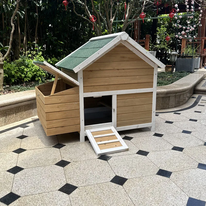 Chicken cage chicken nest chicken shed outdoor solid wood rain protection sun protection