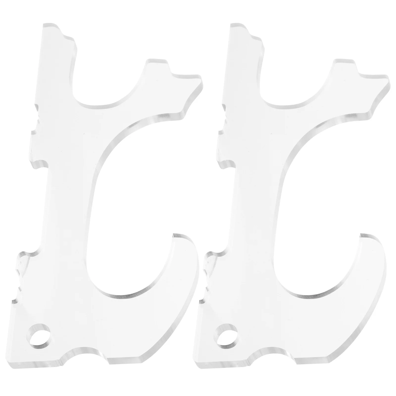 

2 pcs Acrylic Wall Mount Display Holder for Sword Wall Mounted Sword Display Home Decoration