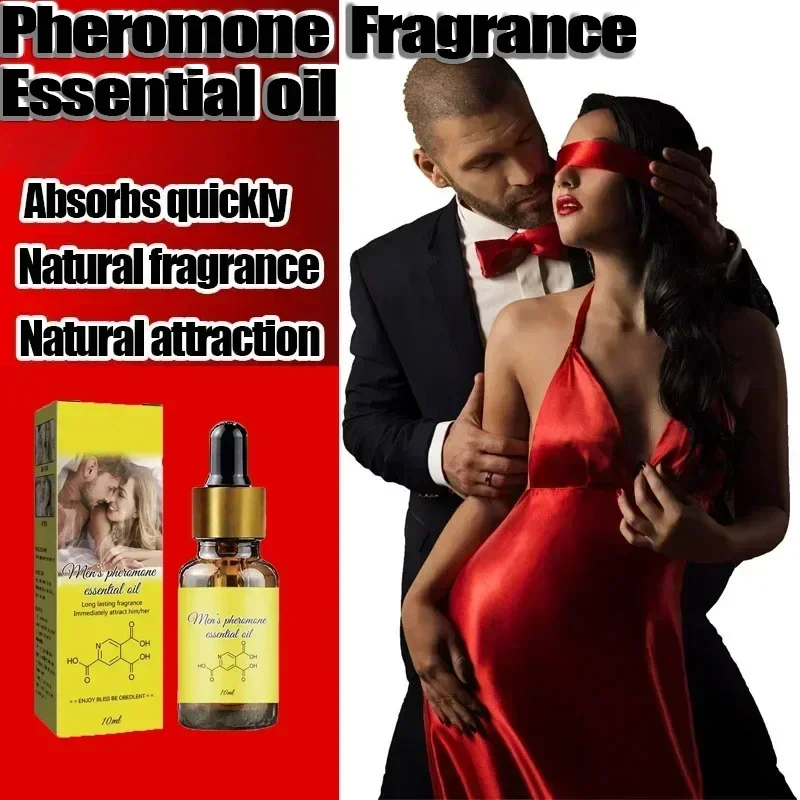 Pheromone Perfume Oil For Men Women Long-lasting Natural Refreshing Body Perfume Fragrance Pheromone Essential Oil 10ml