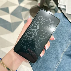 Invisible Tempered Glass for iPhone 14 13 11 12 Pro Max 15 Plus Screen Protector for iPhone XR full Cover