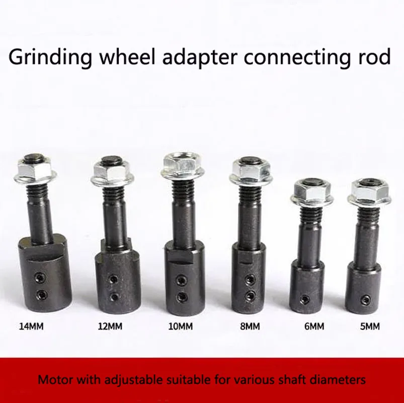 1pc Motor Modification Grinding Wheel Machine Accessories Connecting Shaft Polishing Wheel Grinding Rod 5-16mm Grinding Rod