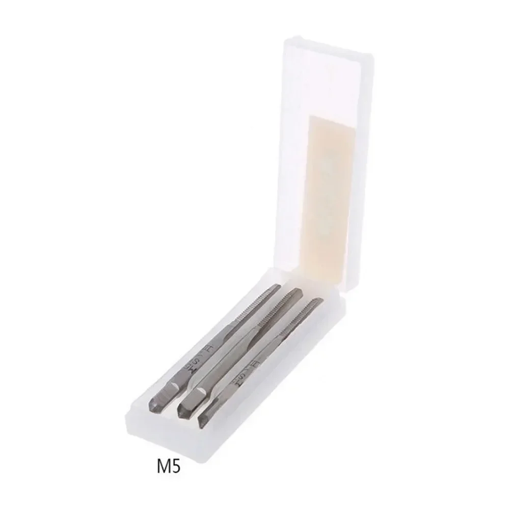 High Strength Thread Taps Hss Machine Hand Metric Plug Tap Screw Taps Screw Thread 3Pcs High Quality Brand New