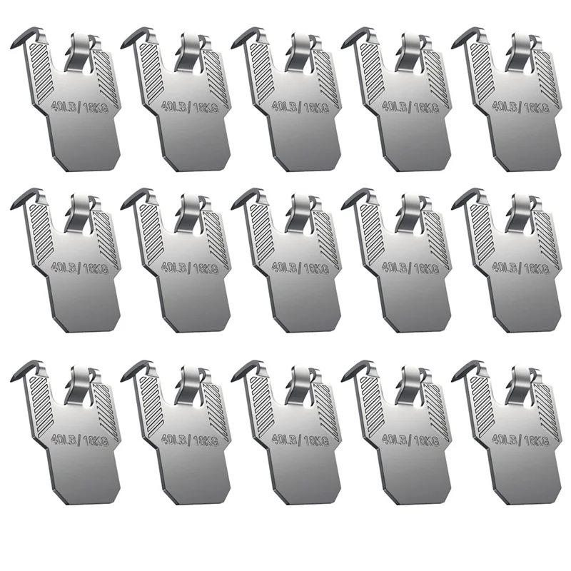 

ABWR-Claw Picture Hangers 15Pcs Set- For Drywall, 40Lb Capacity, Tool-Free For Pictures, Mirrors& Wall Decor Installation