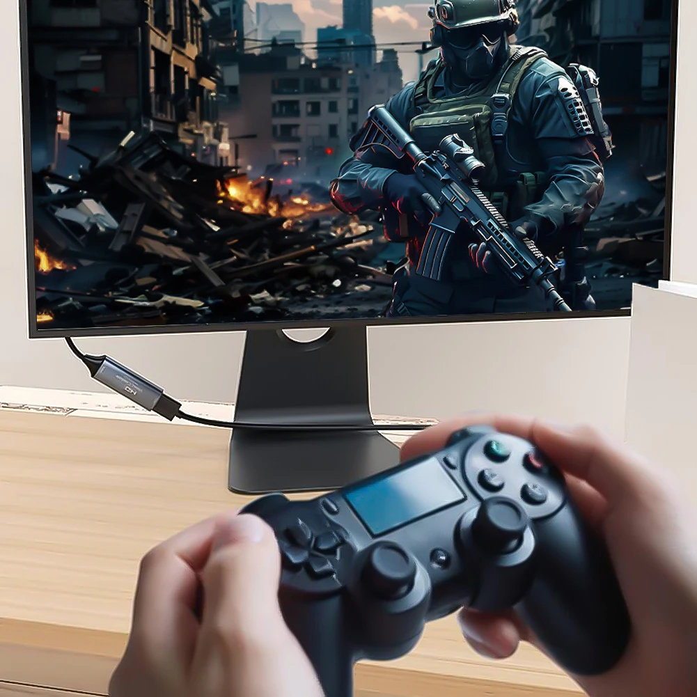 HDMI-Kompatibel dengan USB 2.0/USB 3.0/Perangkat Pengambil Video HD Tipe C untuk Perekaman Kamera DVD Game PC Macbook PS4