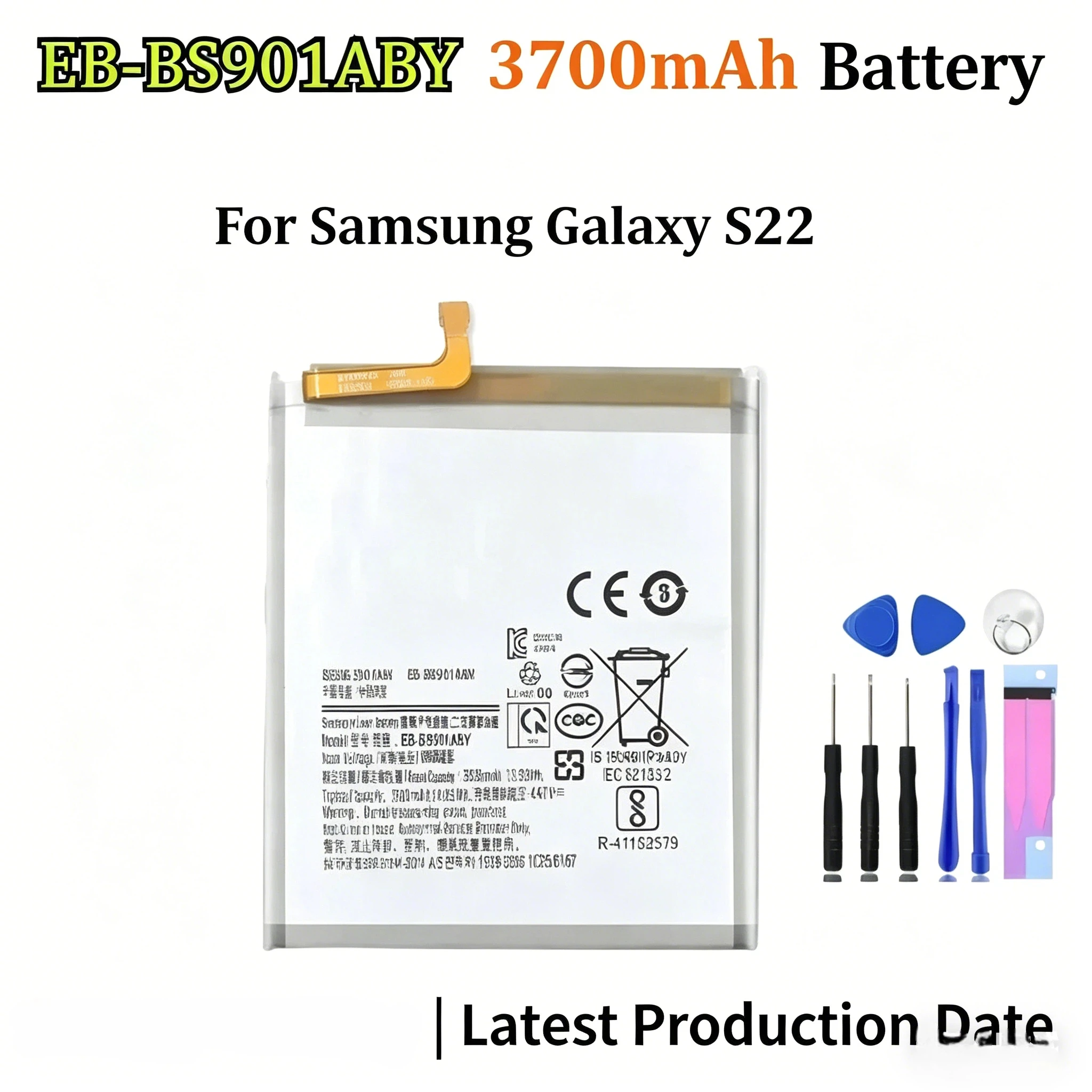 EB-BS901ABY EB-BS908ABY EB-BS906ABY Mobile Phone Battery For Samsung Galaxy S22 S22+ S22 Plus S22 Ultra With Repair Tool