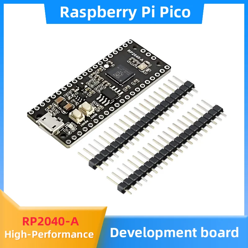 

Raspberry Pi Pico Board with Flexible Digital Interfaces RP2040-A High-Performance Microcontroller Development Board