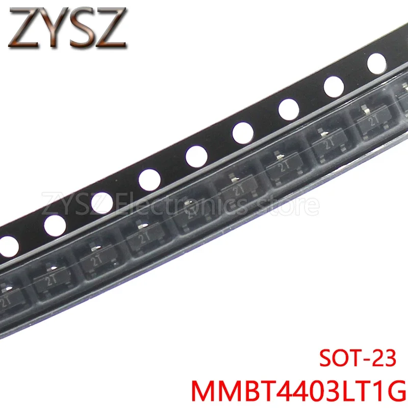 100PCS MMBT4403LT1G SOT-23 2N4403 MMBT4403 PMBT4403 2T W2T SOT23 SMD Transistor new and original IC Chipset NEW original