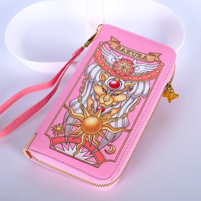 Anime Cardcaptor Sakura Clow Card wallet Model KINOMOTO SAKURA Card captor Sakura Cards Tarot coin purse Gift