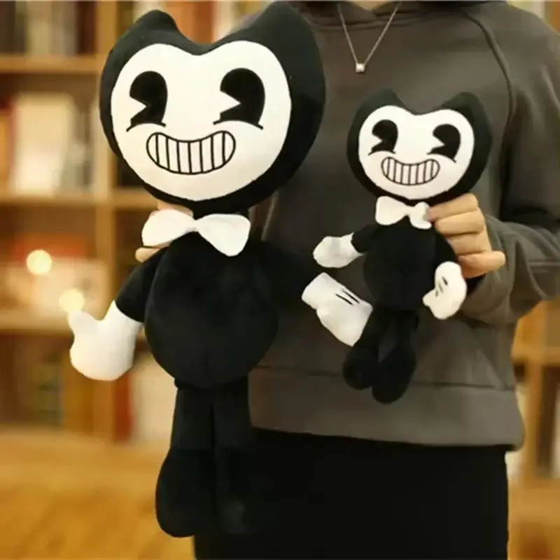 50cm Bendy Doll & Plush Ink Machine Toy Plush Halloween Thriller Plush Doll Kids Birthday Gift Toys