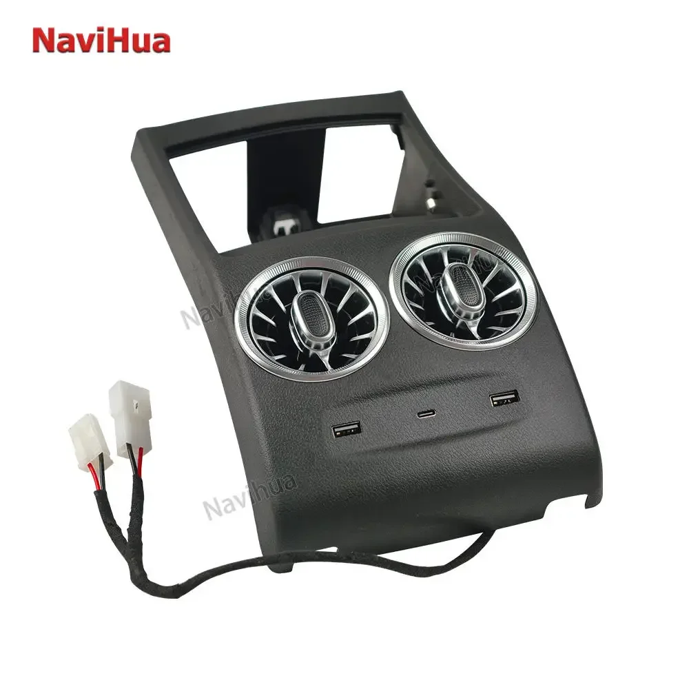 

Navihua for Benz a Class CLA GLA B Class 2012-2018 Car Upgrade Rear Air Outlet Ambient Lights with USB Port Type-C Charger Port