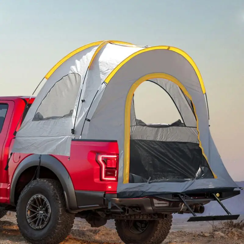 

Pickup Truck Tent Durable Car Truck Tent For Camping Waterproof Self Drive Tour Outdoor Fishing Car Truck Tent For Camping