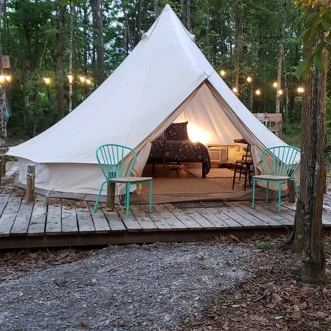 

5m Glamping Bell Tents Luxury Resort Family Outdoor Camping & Hiking Yurt Tent Waterproof Cotton Canvas House Tents