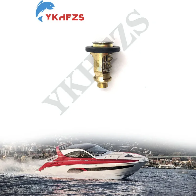 

17670-90J00 Thermostat 60C 140F For JOHNSON SUZUKI Outboard Motor 70HP-300 HP 4 Stroke MERCURY 855676 855676033 8556761