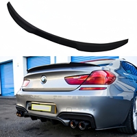M4 Style Gloss Black Car Rear Trunk Spoiler Wings For BMW 6 Series F06 F12 F13 640i 650i 2011-2018 Tuning Spoiler Caps Bodylits