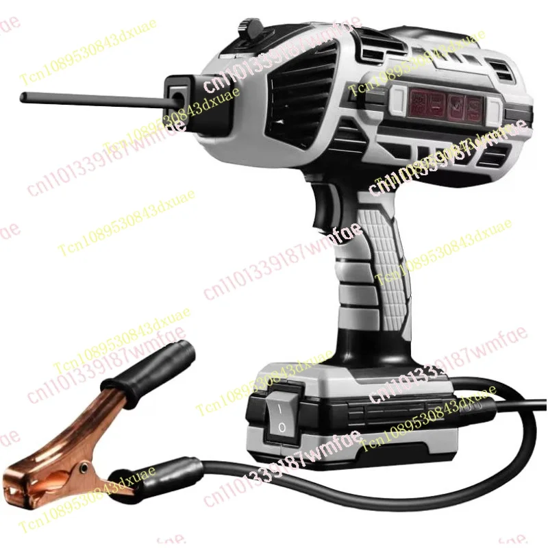 Portable Handheld Arc Welder 3.2/2 mm Wire Wire Welder Gun Alligator Clip Steel Aluminum Power Cable Steel Brush