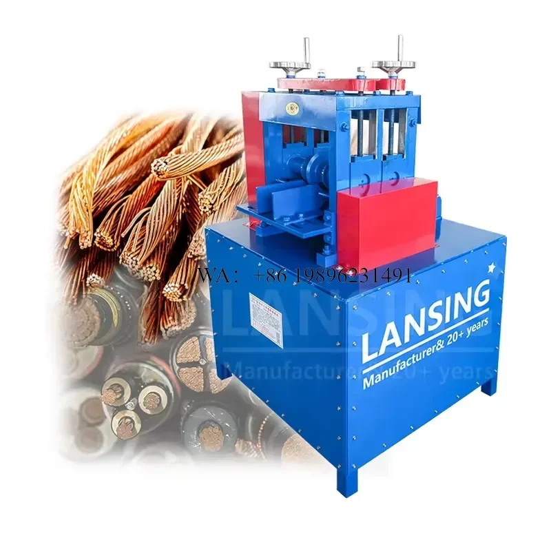 Wmwmnu for Wide Range FE-200 6-200mm Wire Stripping Scrap Cable Peeler Separator Copper Aluminum From