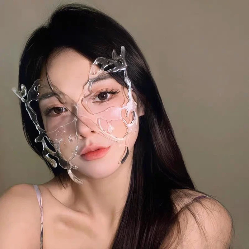 

Transparent Butterfly Venetian Women Mask For Masquerade Mardi Gras Party Sexy Costume Carnival Cosplay Ball Wedding Christmas