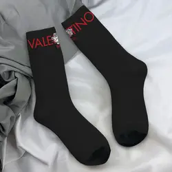 Luxury Brand Socks Fashion Logo Casual Stockings Autumn Anti-Slip Women Men Socks Soft Breathable Graphic Running Sports Socks