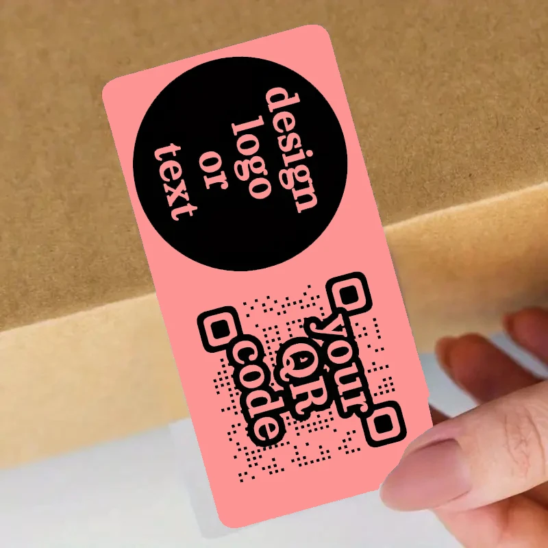 

Custom Stickers Product QR Code Labels Custom Decals Custom Business Stickers for Laptops, Waterles, Windows, Signs, Gifts