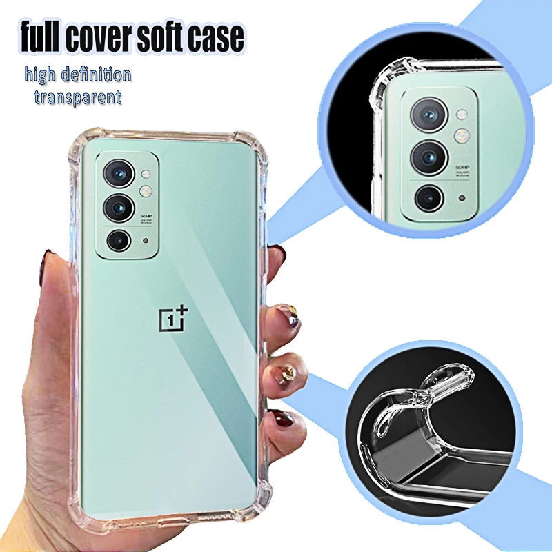 Clear Phone Soft Case for Oneplus 9RT 5G TPU Transparent for OnePlus 9 RT 9rt 5g 6.62