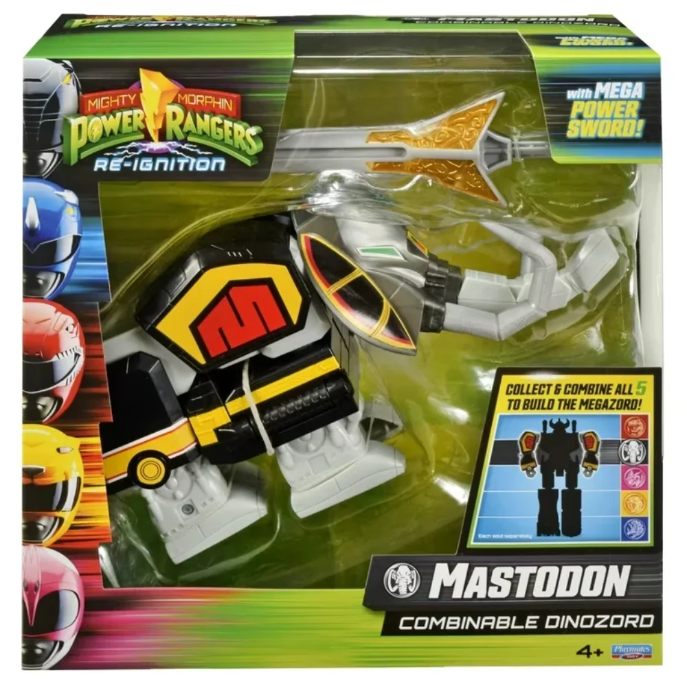 

Mighty Morphin Power Rangers: 6 InchRe-Ignition - Mastodon Deluxe Combinable Dinozord Action Figures by Playmates Toys