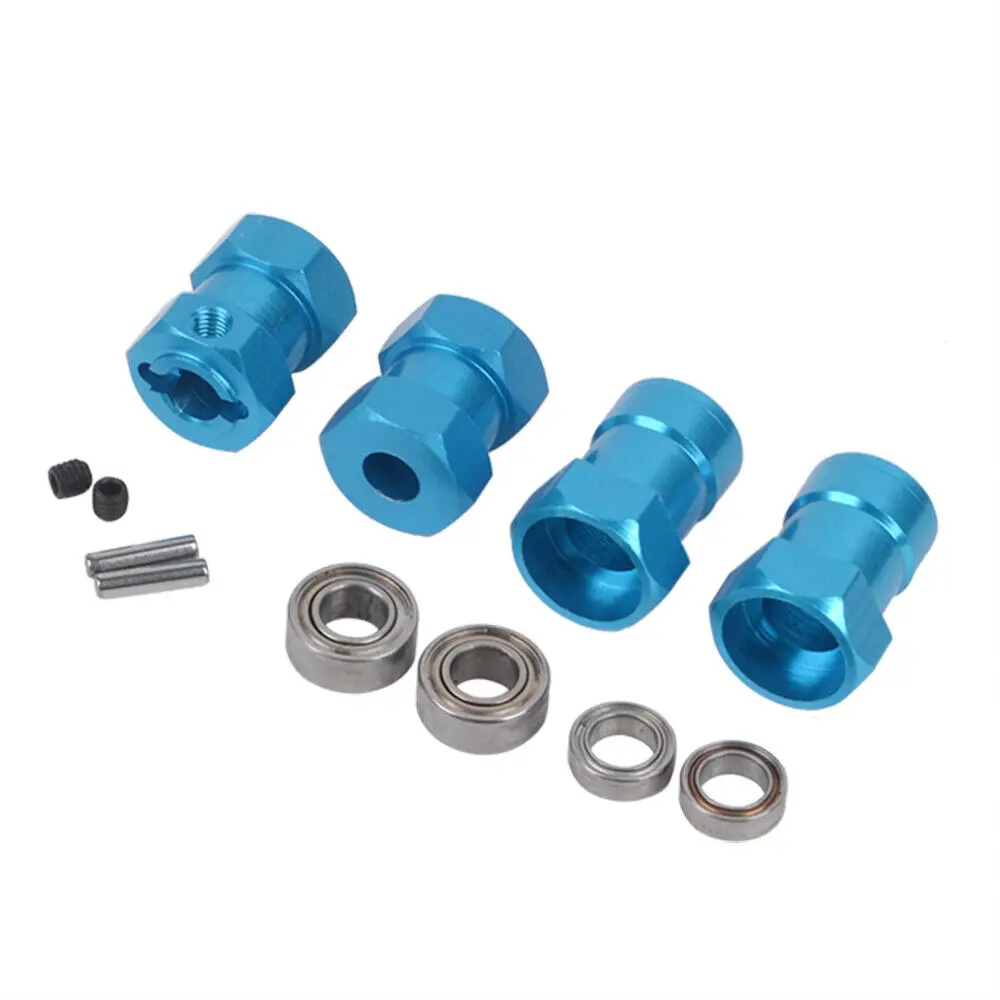 

Aluminum 12mm HEX Adapters for Tamiya CW-01 Lunch Box Unimog 406 Monster Beetle Midnight Pumpkin BlackFoot