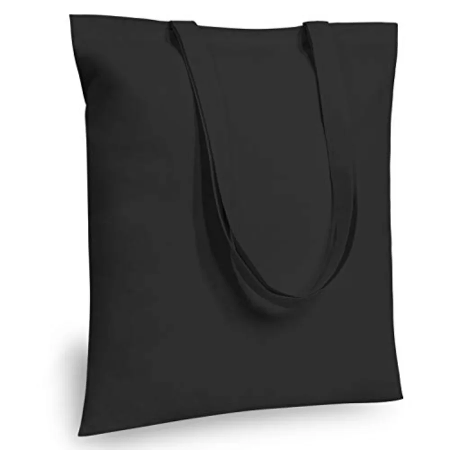 

Pack Economical 1"x1" Cotton Tote Bag Lightweight Reusable Grocery Shopping Cloth Bags Suitable for DIY Advertising Promotion G