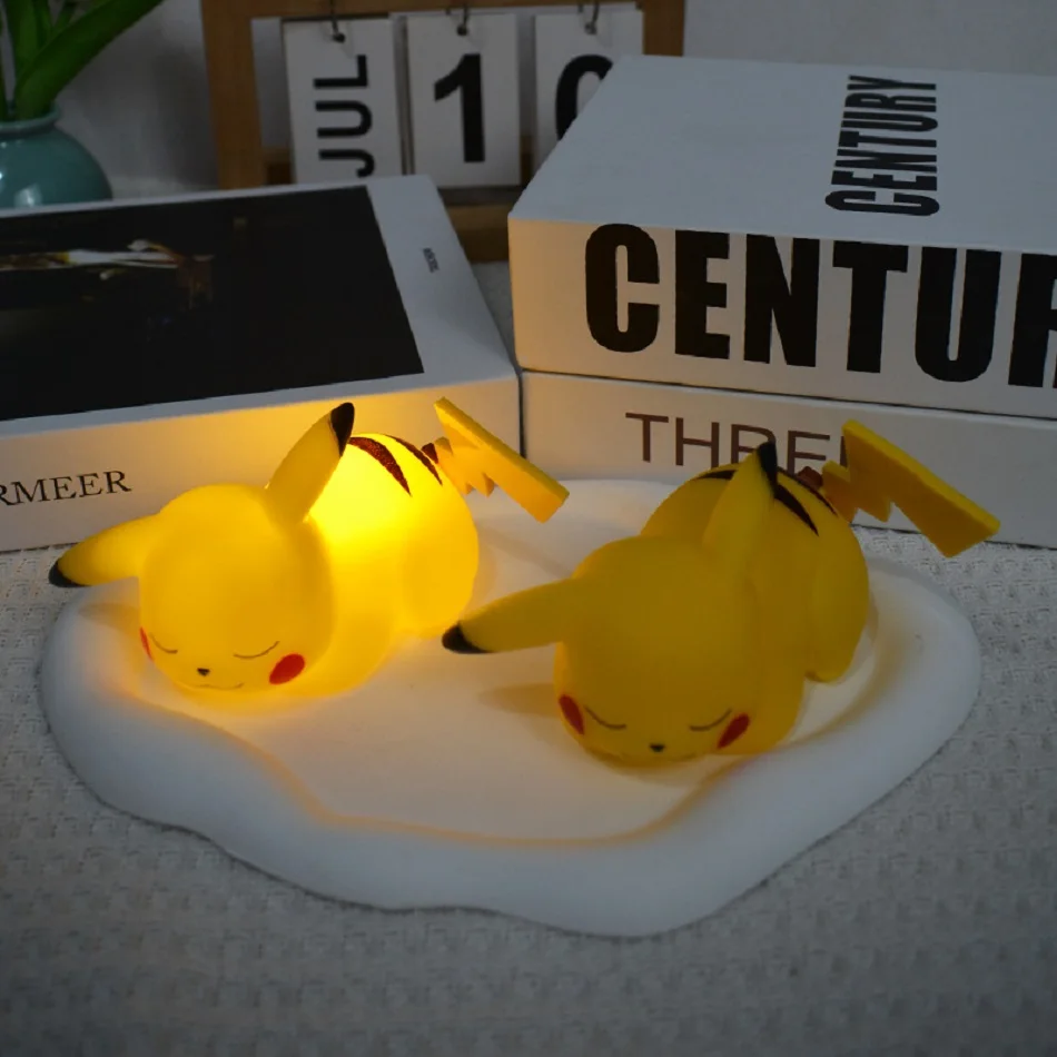 Cartoon Figuur Gengar Pikachu Nachtlampje Leuke Anime Zacht Licht Slaapkamer Nachtkastje LED Licht Kamer Decoratie Kid Kerst Speelgoed Cadeau