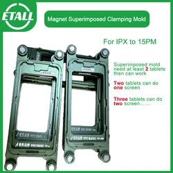 Magnetic Frame Clamping Holding Mold Mould For iPhone X XS Max-17 Promax LCD Screen Bracket Repair Tool