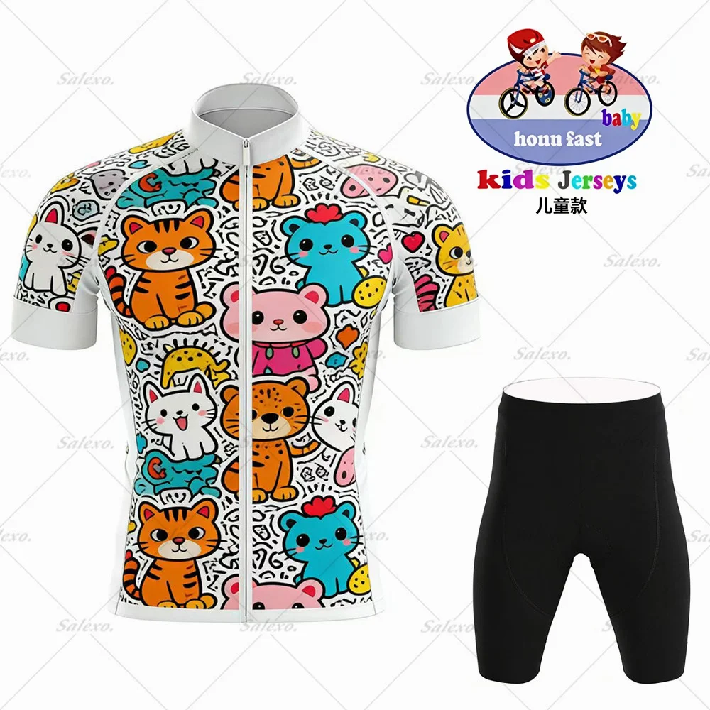 Baby 2026 Kids Cycling Jersey Set Boys Girls Cycling Clothing Children Road Bike Shirts Suit Bicycle Pants MTB Maillot Ciclismo - view 4