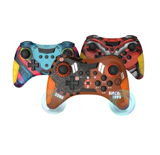 Gamepad Mechanical Style Bluetooth Vibration Game Controller Hall Joystick Vibration for 2024 New Fashion Game Handle