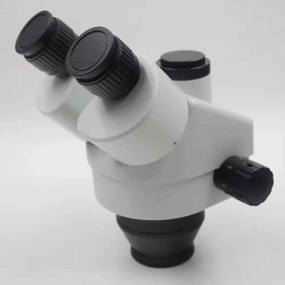 Cabezal de microscopio estéreo 7-45X SZM7045, objetivo 0.7-4.5X, 10X WF10X/20, ocular, microscopio Trinocular, herramienta de reparación de teléfono, soldadura