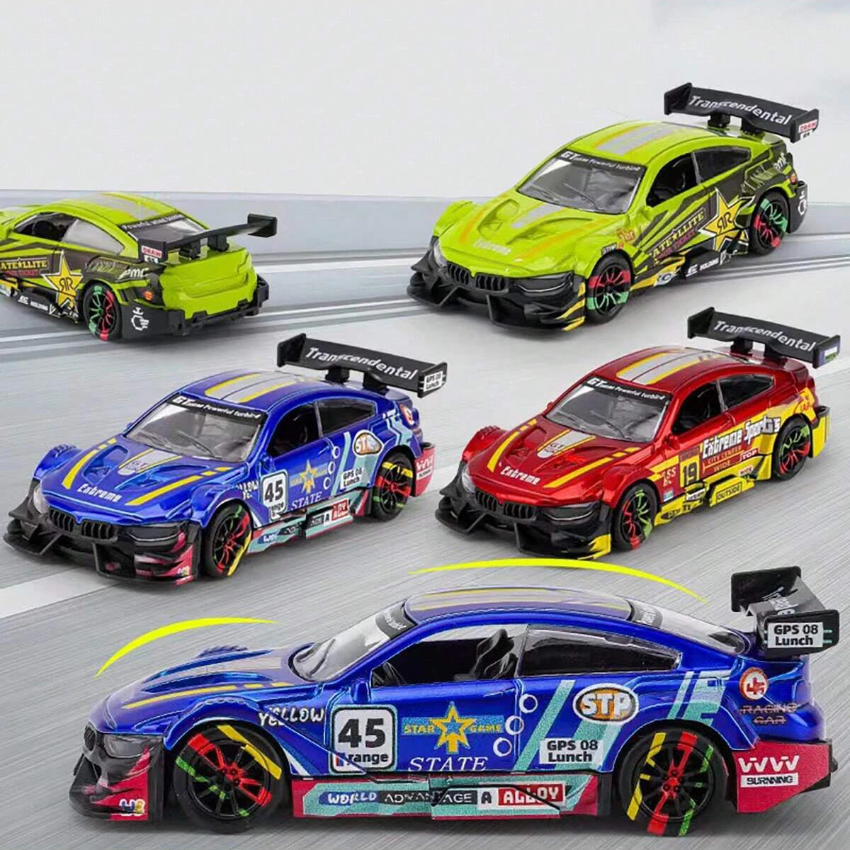 Cast Simulation Alloy Toy Car Pull Back Drive Collectible Model Vehicle Toy for Kids And Collectors image 2