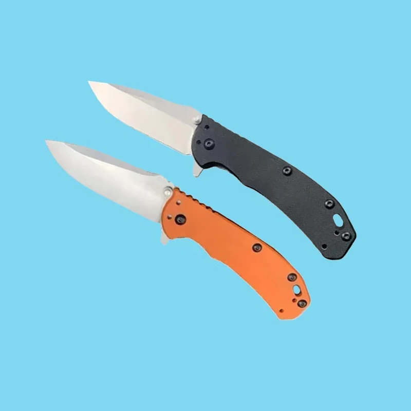 

2 Colors 0566 Pocket Folding Knife D2 Blade Ball Bearing Steel+G10 Handle Tactical Camping Hunting EDC Survival Tool Knives