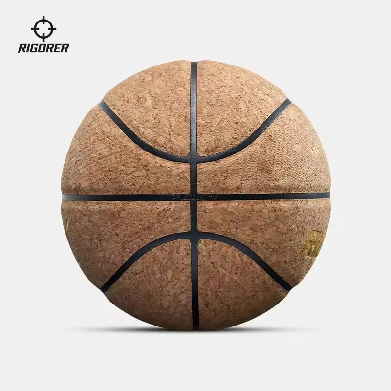 RIGORER Basketball Nr. 7 PU Reaves Co Branded Feuchtigkeitsableitendes Spiel für Erwachsene, spezifisches Handgefühl, echter verschleißfester BALL für den Außenbereich