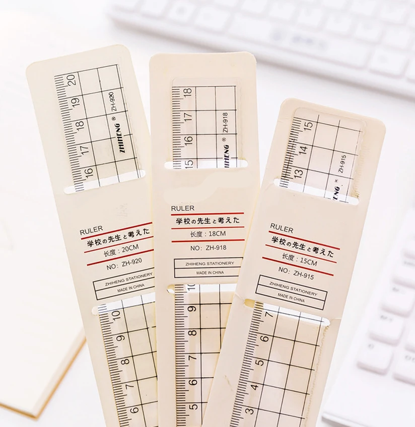 Righello da 18 cm Righello da 15 cm di alta qualità Righello da 20 cm elegante per lo studio educativo degli studenti