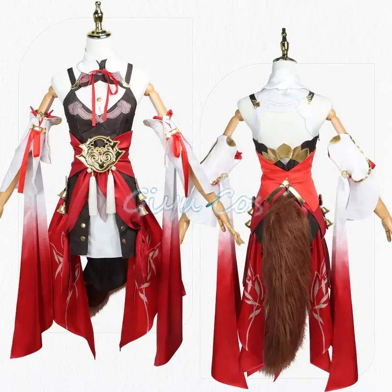 تينغيون أزياء تنكرية هونكاي ستار ريل كرنفال موحدة شعر مستعار أنيمي أزياء الهالوين لعبة الرجال