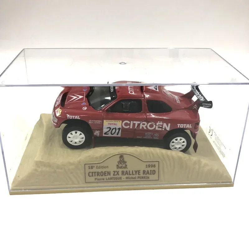 1:43 Scale Rally Car Citroen ZX Diecast  Alloy Vehicle Model Collection Souvenir Gifts Ornaments Display