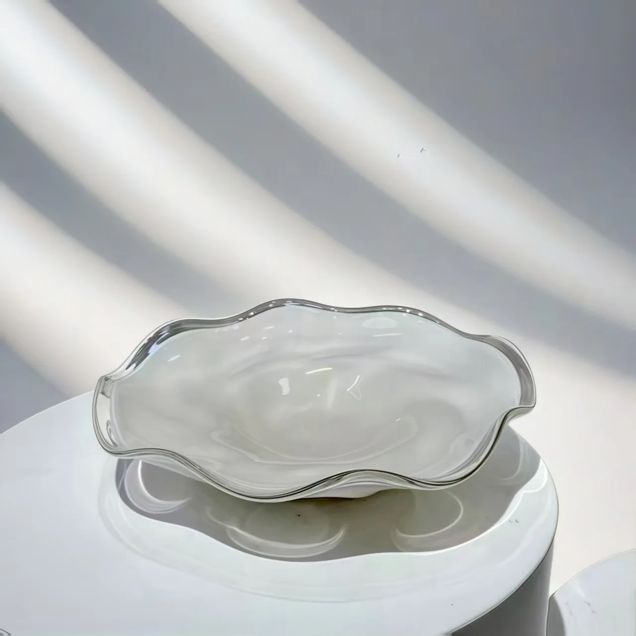 PZ Modern glazed fruit plate living room home Internet celebrity personality creative tea table
